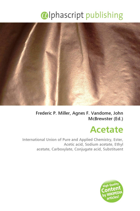 Kniha Acetate Agnes F. Vandome