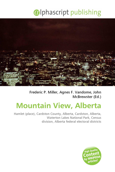Kniha Mountain View, Alberta Agnes F. Vandome