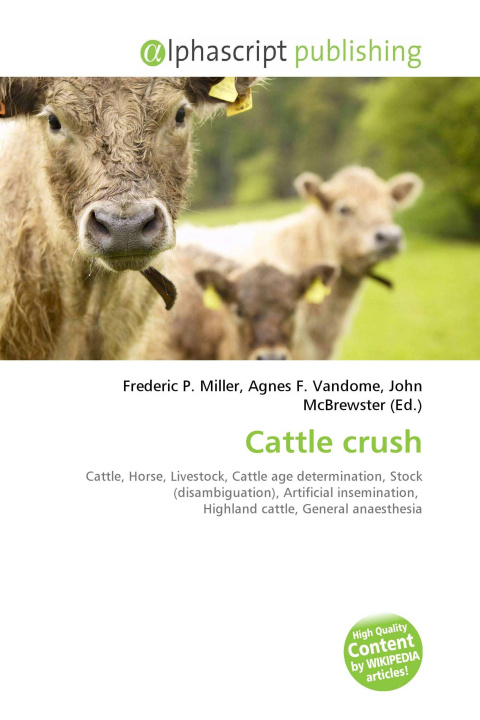 Kniha Cattle crush Agnes F. Vandome