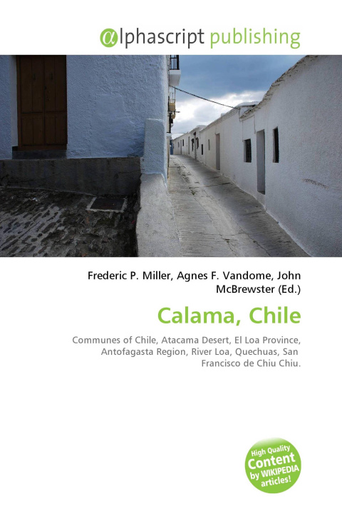 Knjiga Calama, Chile Agnes F. Vandome