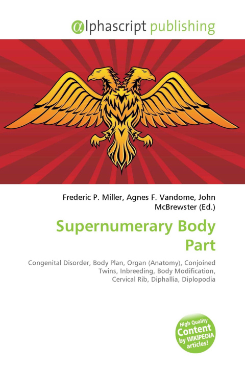 Kniha Supernumerary Body Part Agnes F. Vandome