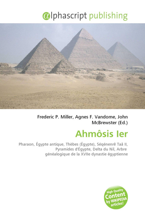 Knjiga Ahmôsis Ier Agnes F. Vandome