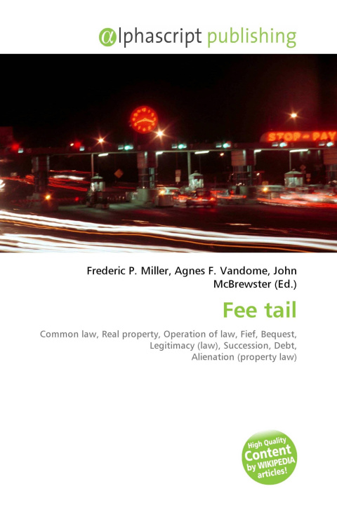Kniha Fee tail Agnes F. Vandome