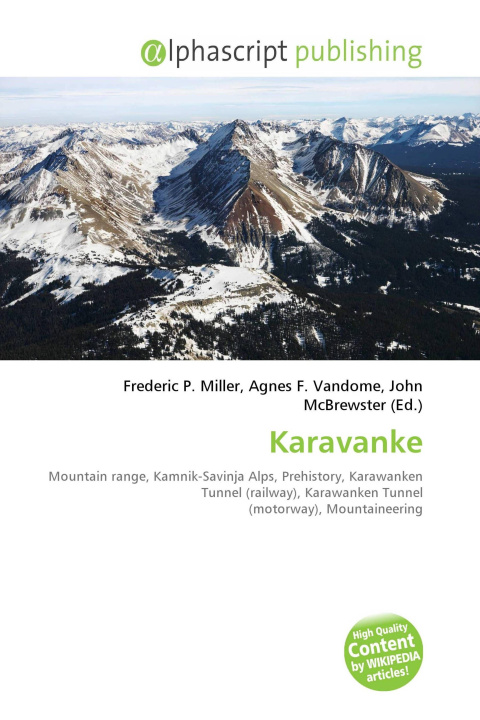 Kniha Karavanke Agnes F. Vandome