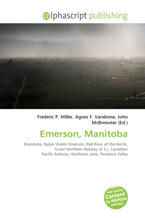Knjiga Emerson, Manitoba Agnes F. Vandome