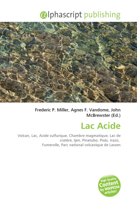 Kniha Lac Acide Agnes F. Vandome