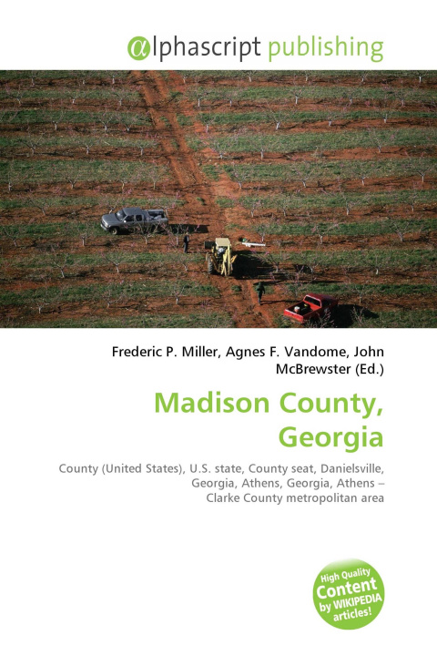 Kniha Madison County, Georgia Agnes F. Vandome