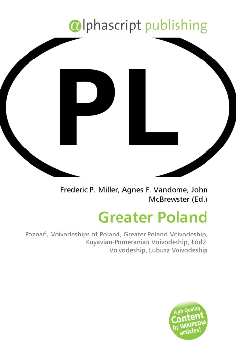 Kniha Greater Poland Agnes F. Vandome