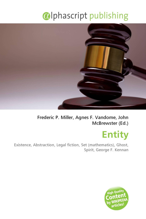 Knjiga Entity Agnes F. Vandome