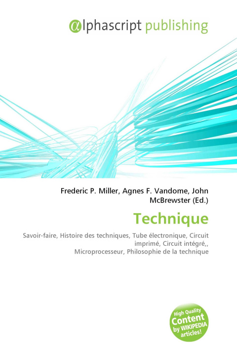 Kniha Technique Agnes F. Vandome