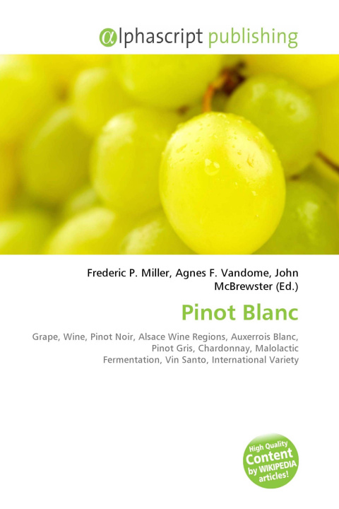 Kniha Pinot Blanc Agnes F. Vandome