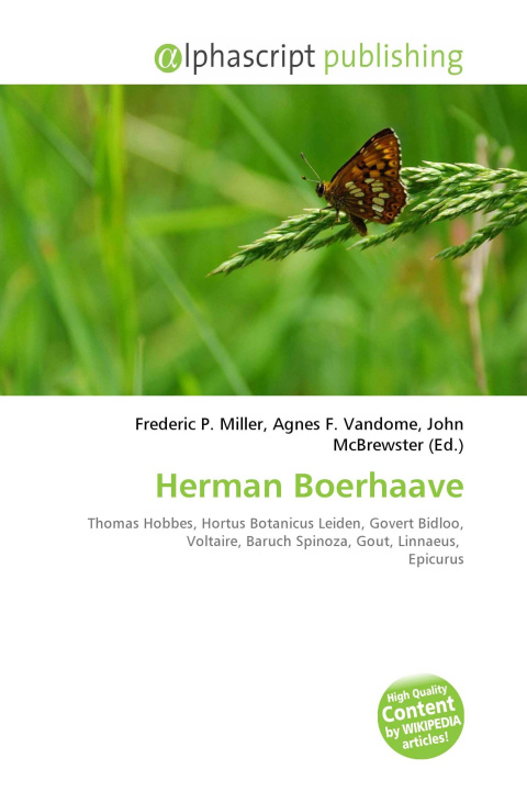 Knjiga Herman Boerhaave Agnes F. Vandome