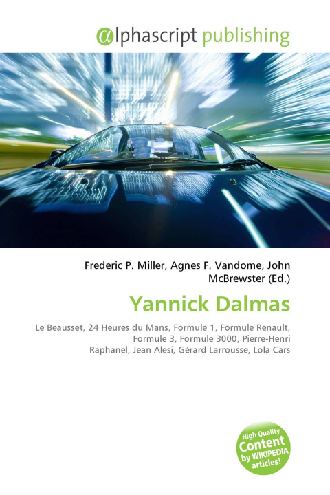 Knjiga Yannick Dalmas Agnes F. Vandome