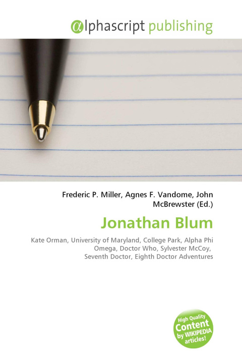 Kniha Jonathan Blum Agnes F. Vandome