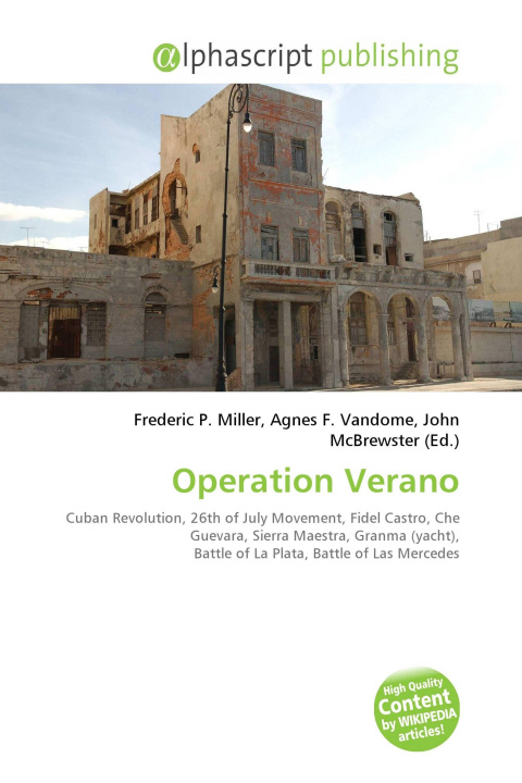 Knjiga Operation Verano Agnes F. Vandome