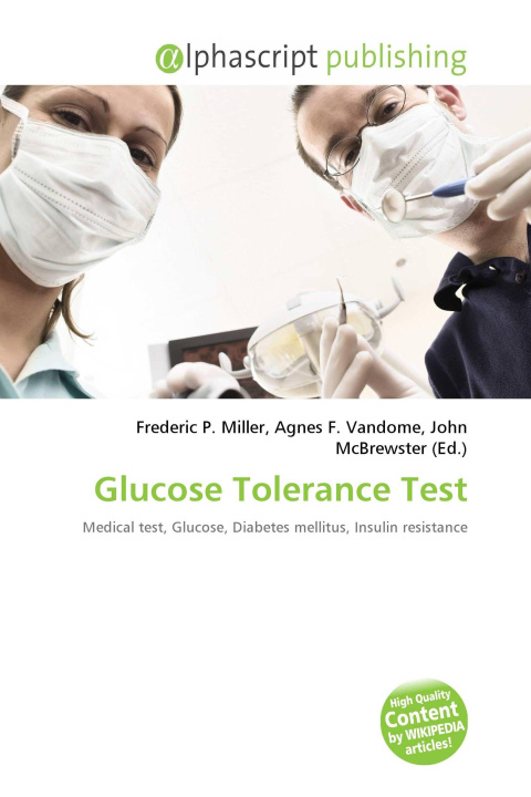 Kniha Glucose Tolerance Test Agnes F. Vandome