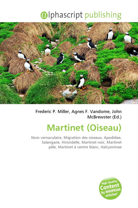 Kniha Martinet (Oiseau) Agnes F. Vandome