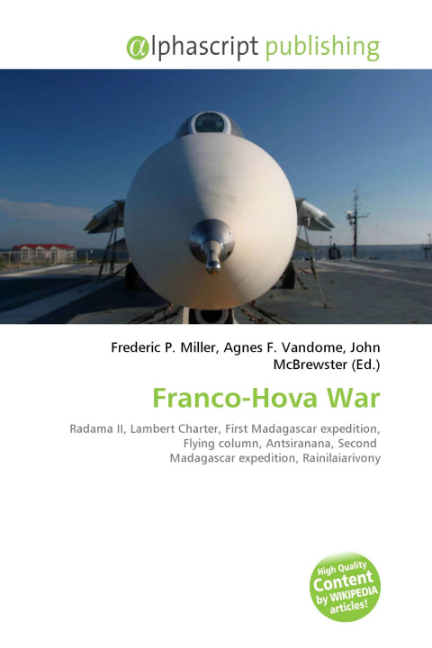 Kniha Franco-Hova War Agnes F. Vandome