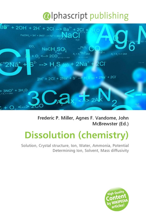 Kniha Dissolution (chemistry) Agnes F. Vandome
