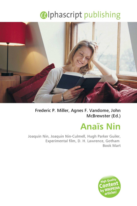 Kniha Anaïs Nin Agnes F. Vandome