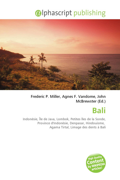 Kniha Bali Agnes F. Vandome