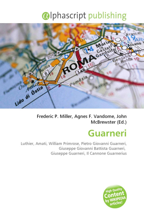 Kniha Guarneri Agnes F. Vandome