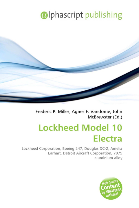 Könyv Lockheed Model 10 Electra Agnes F. Vandome