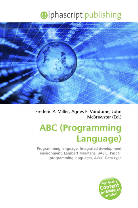 Könyv ABC (Programming Language) Agnes F. Vandome