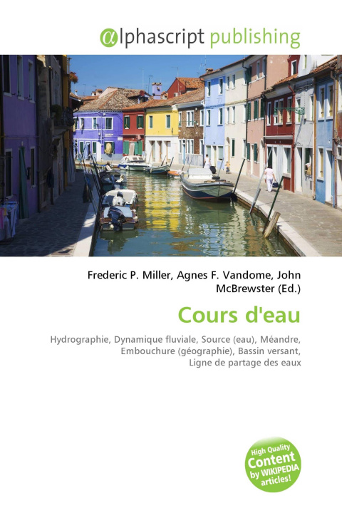 Kniha Cours d'eau Agnes F. Vandome
