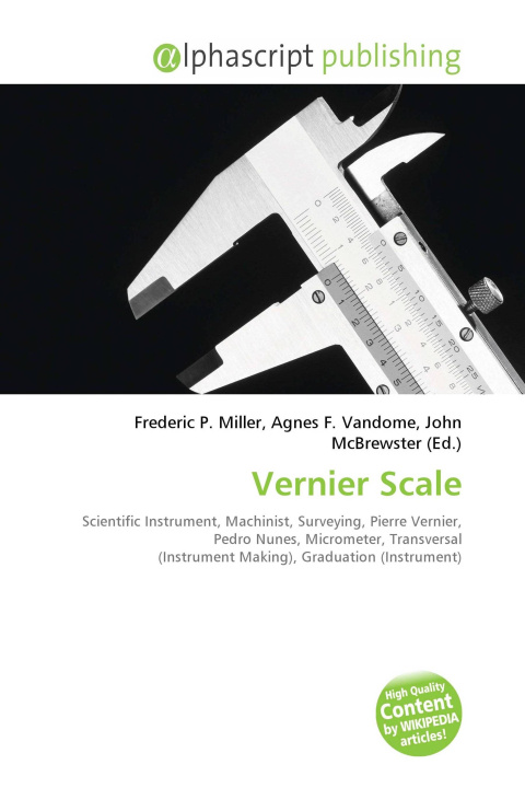 Knjiga Vernier Scale Agnes F. Vandome