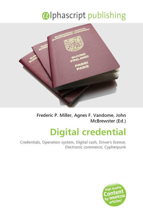 Könyv Digital credential Agnes F. Vandome