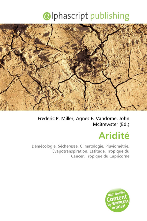Kniha Aridité Agnes F. Vandome