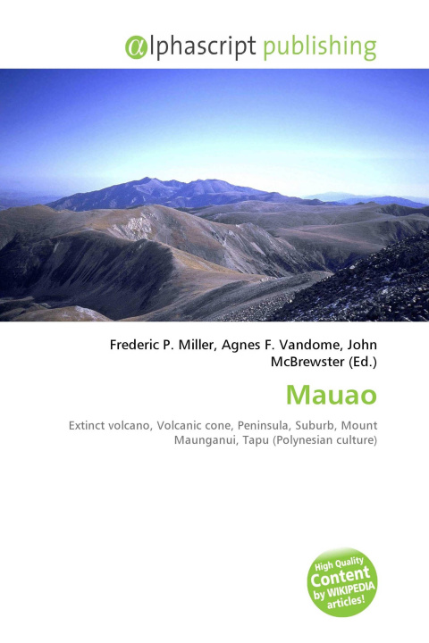 Kniha Mauao Agnes F. Vandome