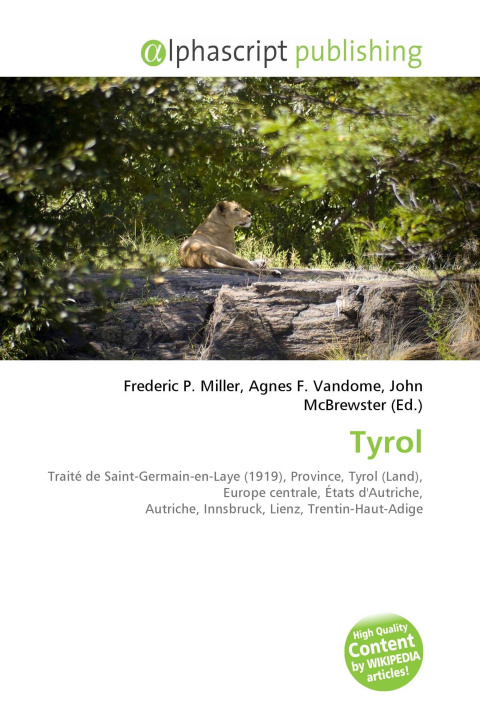 Knjiga Tyrol Agnes F. Vandome