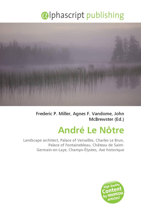 Kniha André Le Nôtre Agnes F. Vandome