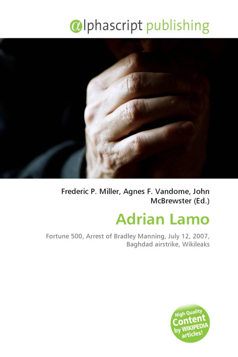 Kniha Adrian Lamo Agnes F. Vandome