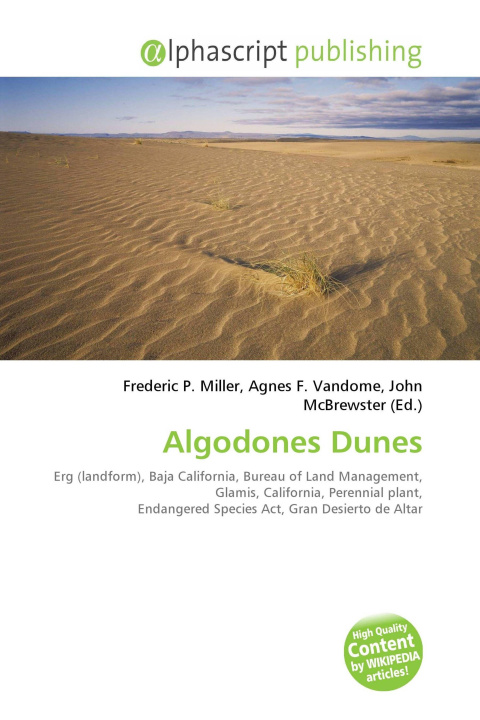 Kniha Algodones Dunes Agnes F. Vandome