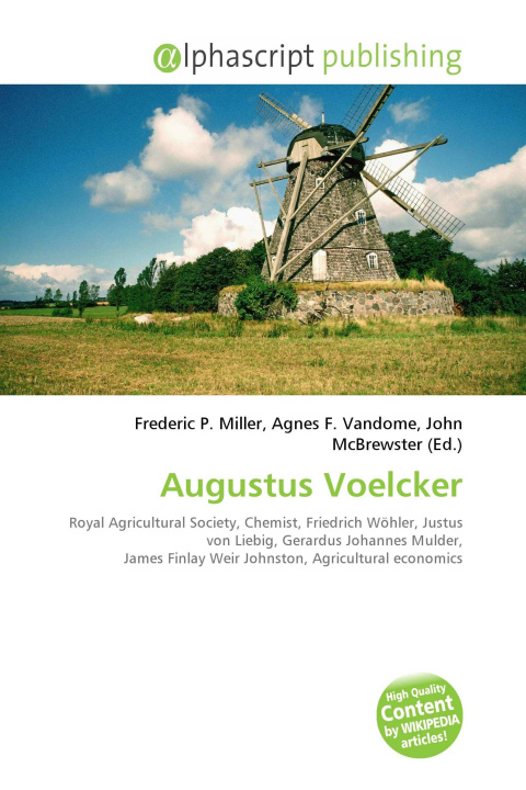 Kniha Augustus Voelcker Agnes F. Vandome