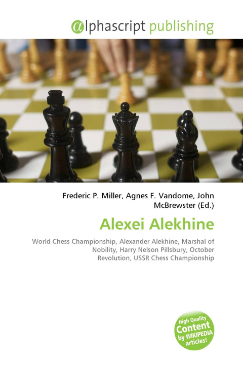 Könyv Alexei Alekhine Agnes F. Vandome