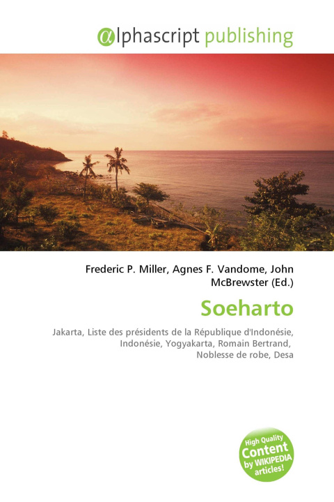 Kniha Soeharto Agnes F. Vandome