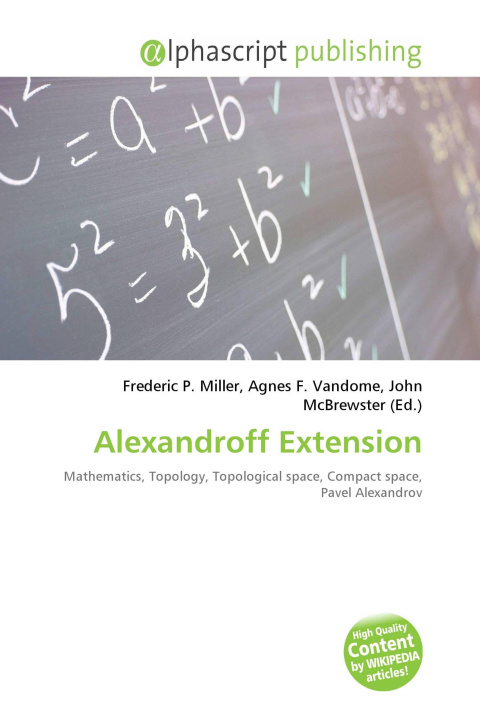 Kniha Alexandroff Extension Agnes F. Vandome