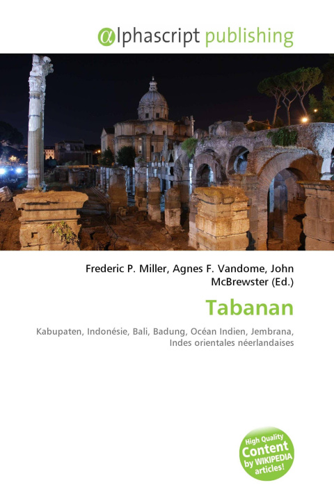 Kniha Tabanan Agnes F. Vandome