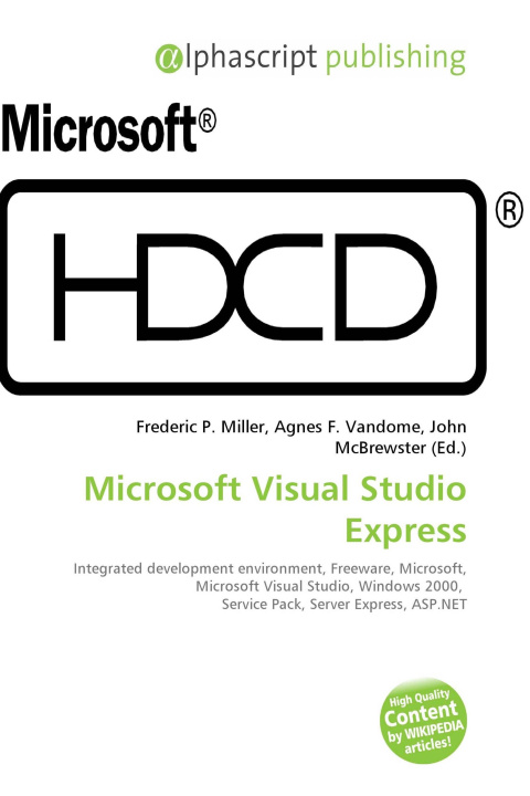 Könyv Microsoft Visual Studio Express Agnes F. Vandome