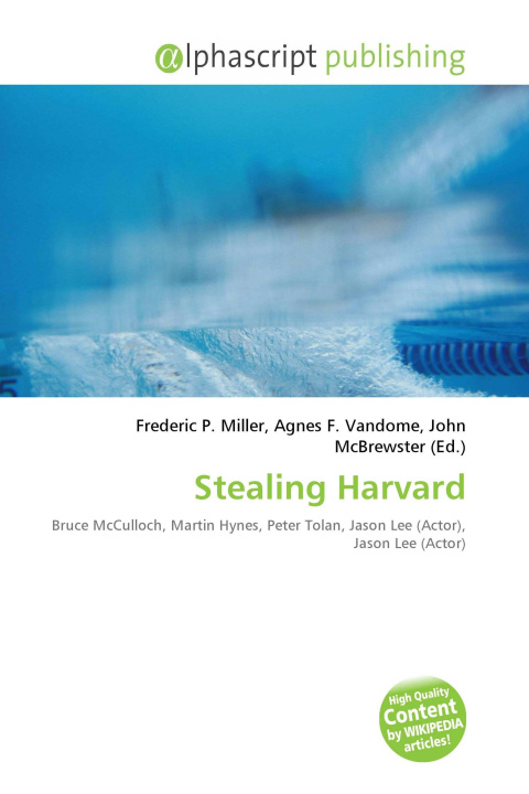 Kniha Stealing Harvard Agnes F. Vandome