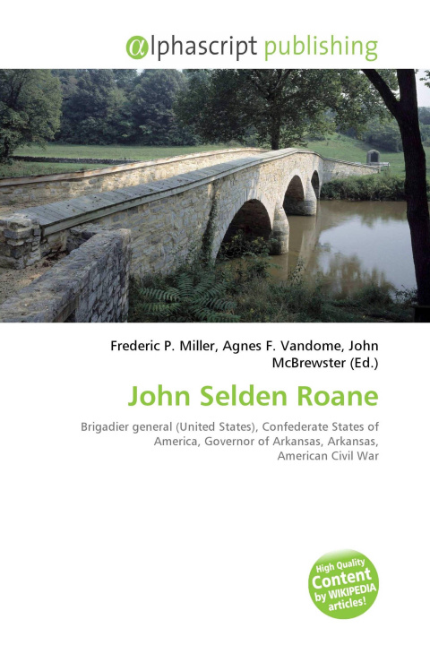 Kniha John Selden Roane Agnes F. Vandome