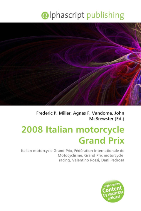Kniha 2008 Italian motorcycle Grand Prix Agnes F. Vandome
