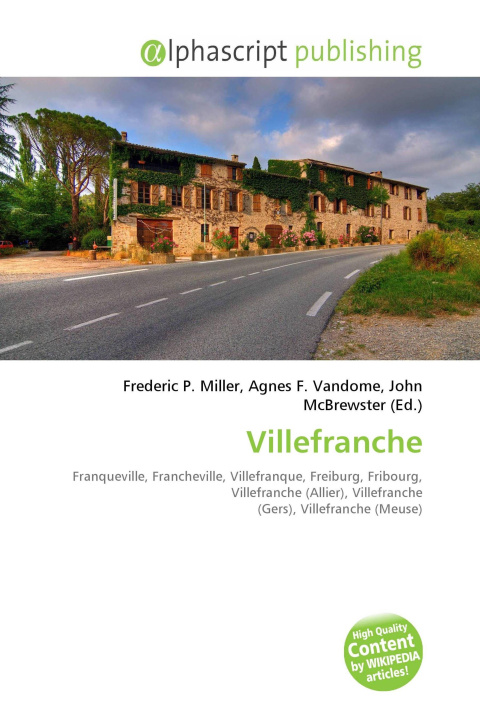 Kniha Villefranche Agnes F. Vandome