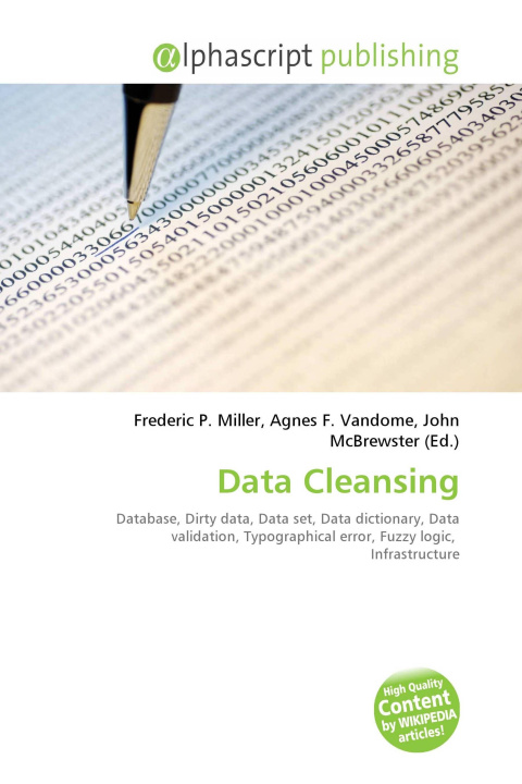 Knjiga Data Cleansing Agnes F. Vandome