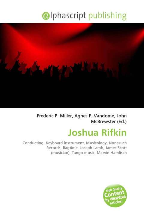 Knjiga Joshua Rifkin Agnes F. Vandome