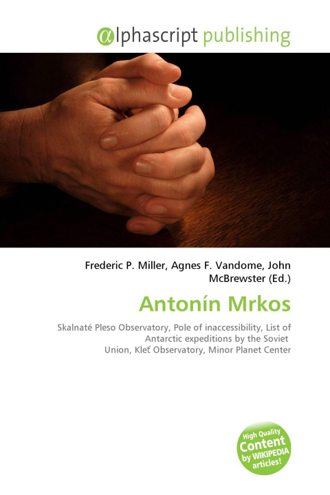 Kniha Antonín Mrkos Agnes F. Vandome